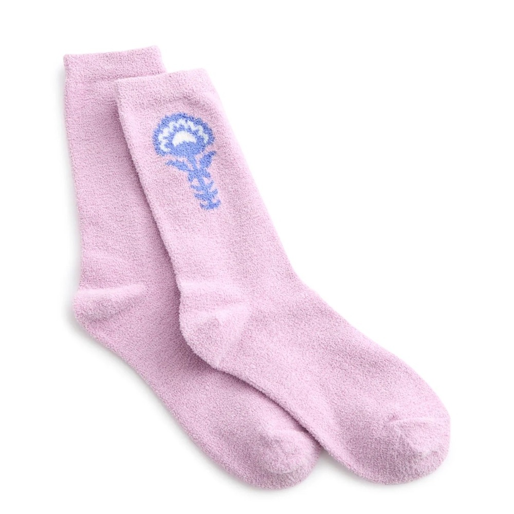 Vera Bradley Socks “Fall Thistle” Lavender Crew NWT